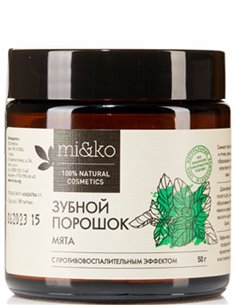 Mi&ko Tooth powder Mint anti-inflammatory 50g