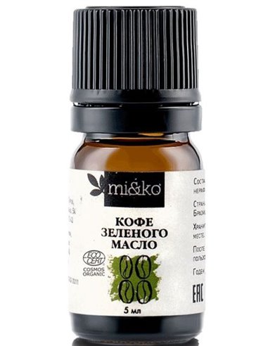 Mi&ko Green coffee oil unrefined 5ml
