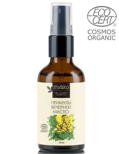 Mi&ko Evening primrose oil unrefined COSMOS ORGANIC 15ml