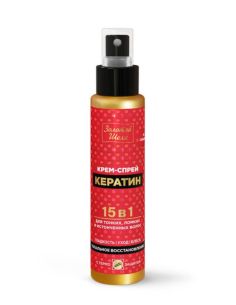 Золотой Шелк Крем-спрей КЕРАТИН 15в1 100мл