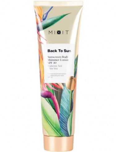 MIXIT Back To Sun Sunscreen Body Shimmer Lotion SPF30 100ml